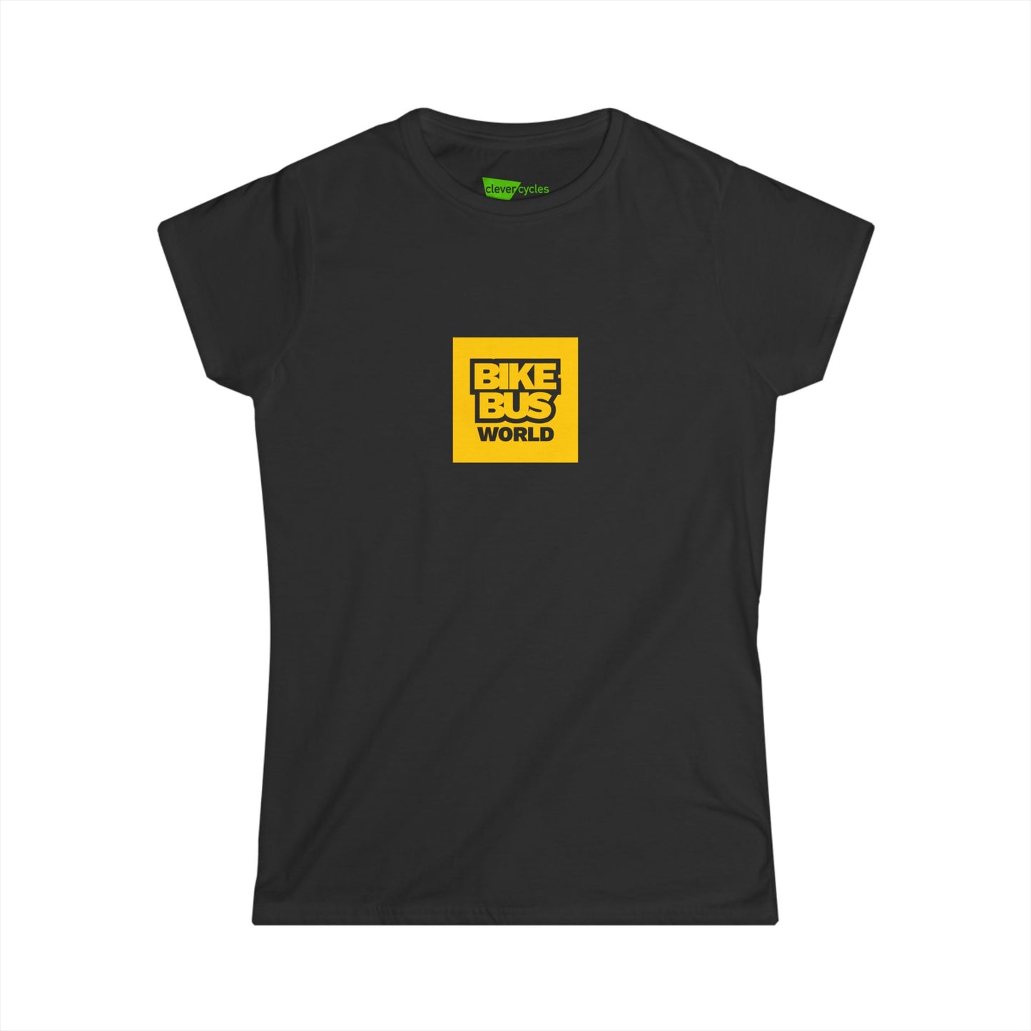 Bike Bus World Tee — Women’s Bike Bus 2026 Graphic T‑Shirt