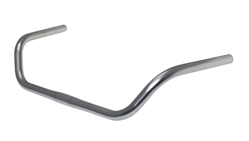 Nitto Bosco handlebar, 550mm wide, 10cm rise, cromo