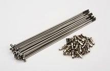 Brompton Spoke and Nipple Set 13g Straight Gauge 151mm - QSPOK-151-PG-13G