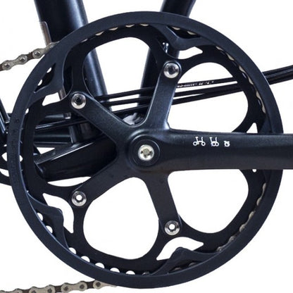 Brompton Chainring and Guard for Spider Type Crankset 50T BLACK - QCHRINGA-SPI-50-BK