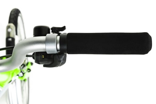 Brompton 3-Speed Underbar Shifter and Brake Lever, Silver Black - QGSHIFTR3A