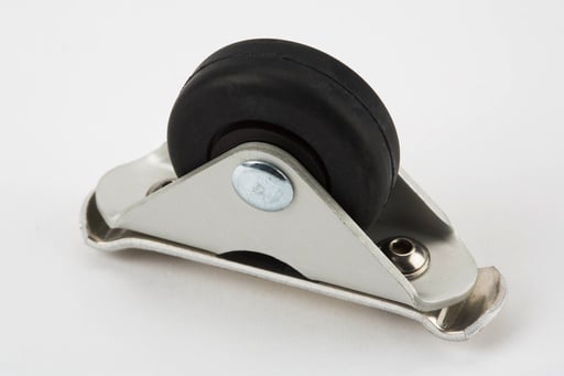 Brompton Fender Roller and Fittings Only for Version L Silver Black - QMGROLA