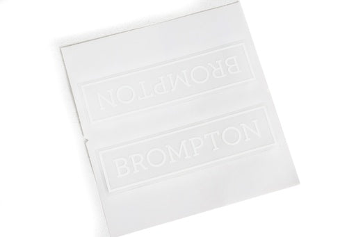 Brompton Main Frame decal White - QDECAL-WH