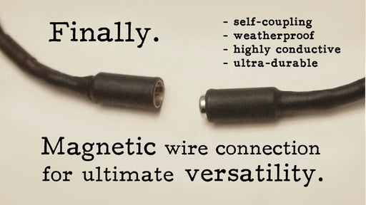 Dyna-Snap magnetic wiring connectors, pair