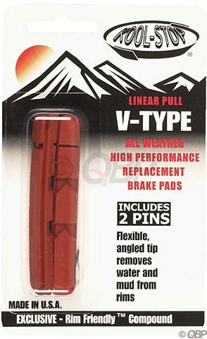 Kool Stop V-Type Brake Insert Salmon