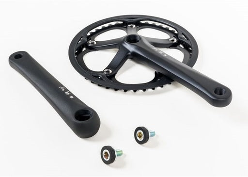 Brompton Crankset Spider Type Complete 44T Black - QCRANKSET-SPI-44-BK