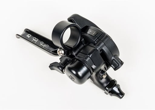 Brompton 3-Speed Underbar Shifter and Brake Lever, All Black - QGSHIFTR3A-BK