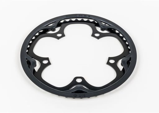 Brompton Chainring and Guard for Spider Type crankset 54T BLACK - QCHRINGA-SPI-54-BK
