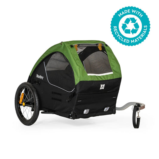 Burley Tail Wagon Pet / Cargo Trailer (green top)