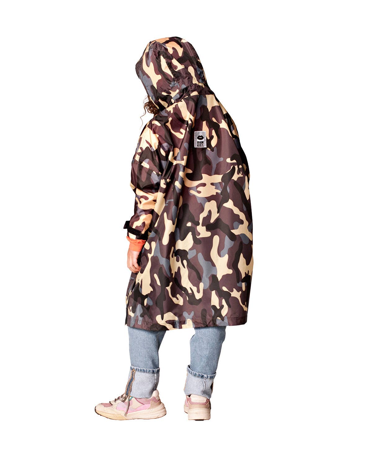Rainkiss Kids Rain Poncho Jungle Camo