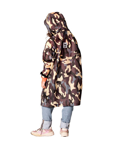 Rainkiss Kids Rain Poncho Jungle Camo