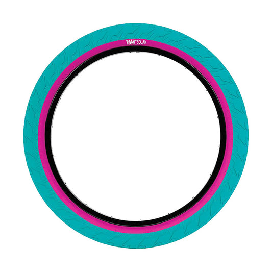 Tire 20x2.35 Teal Pink Wire Bead