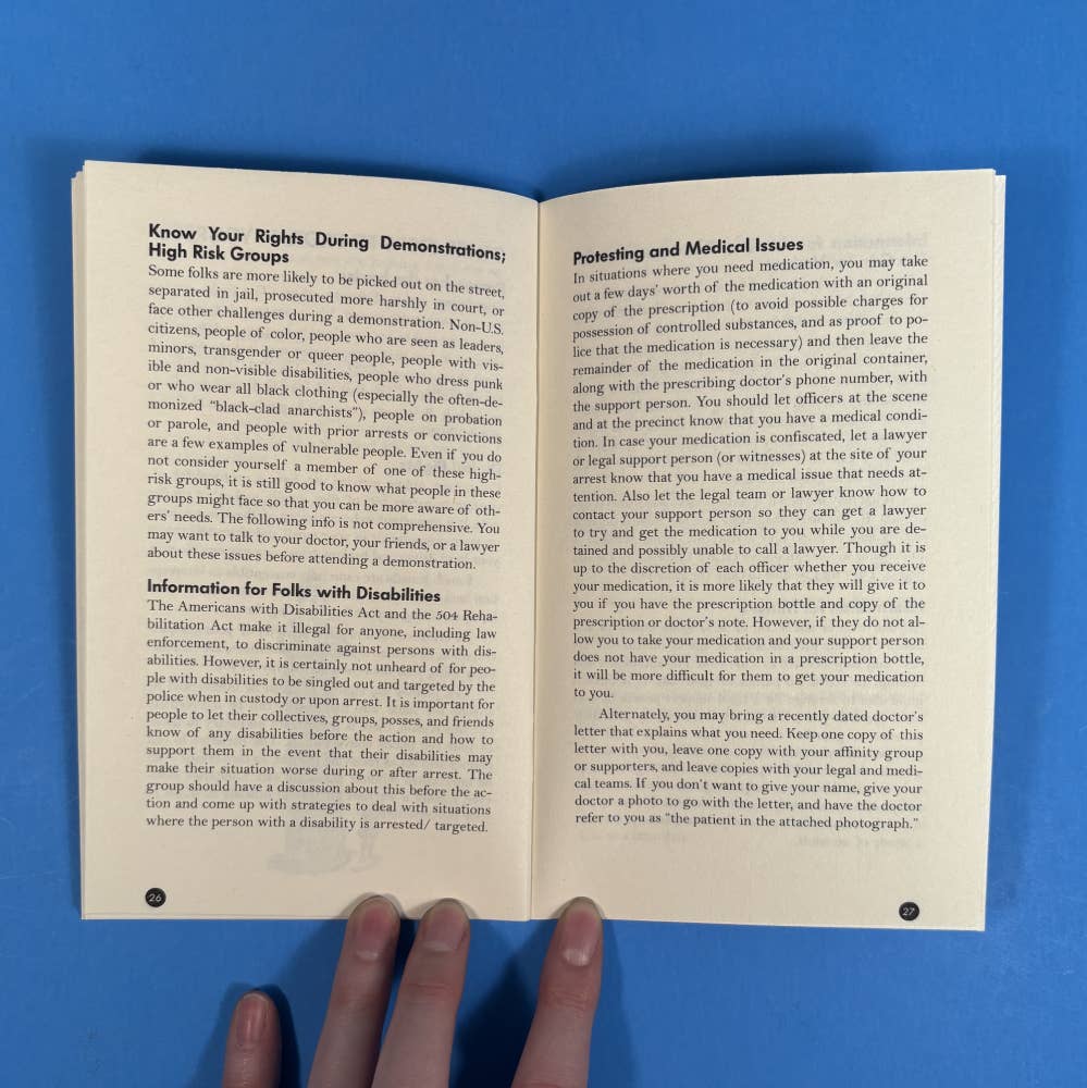 Microcosm Publishing & Distribution - Know Your Rights: Protect Yourself and Your Community (Zine)