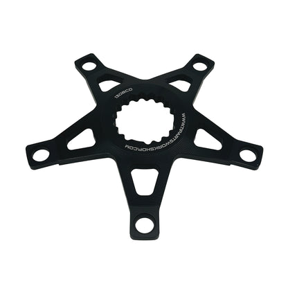 Ti Parts Workshop Aluminium Spider for Brompton Bicycle T Line - Black