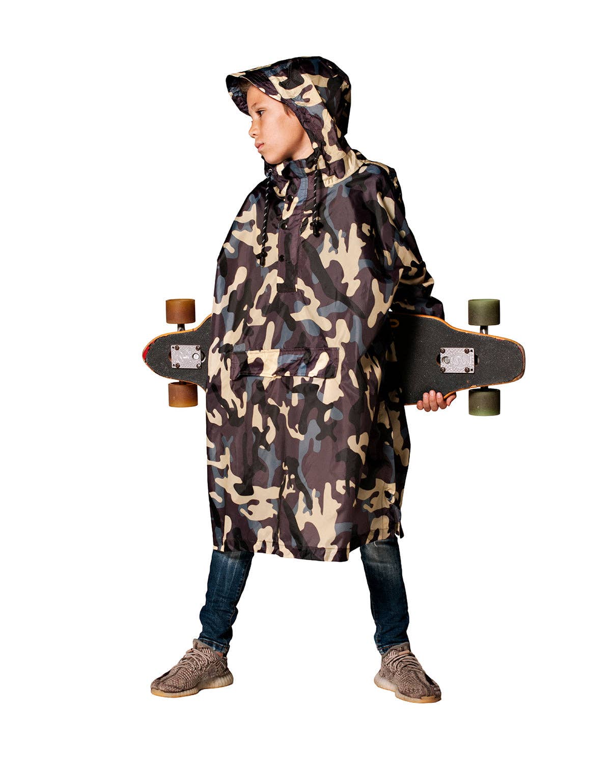 Rainkiss Kids Rain Poncho Jungle Camo
