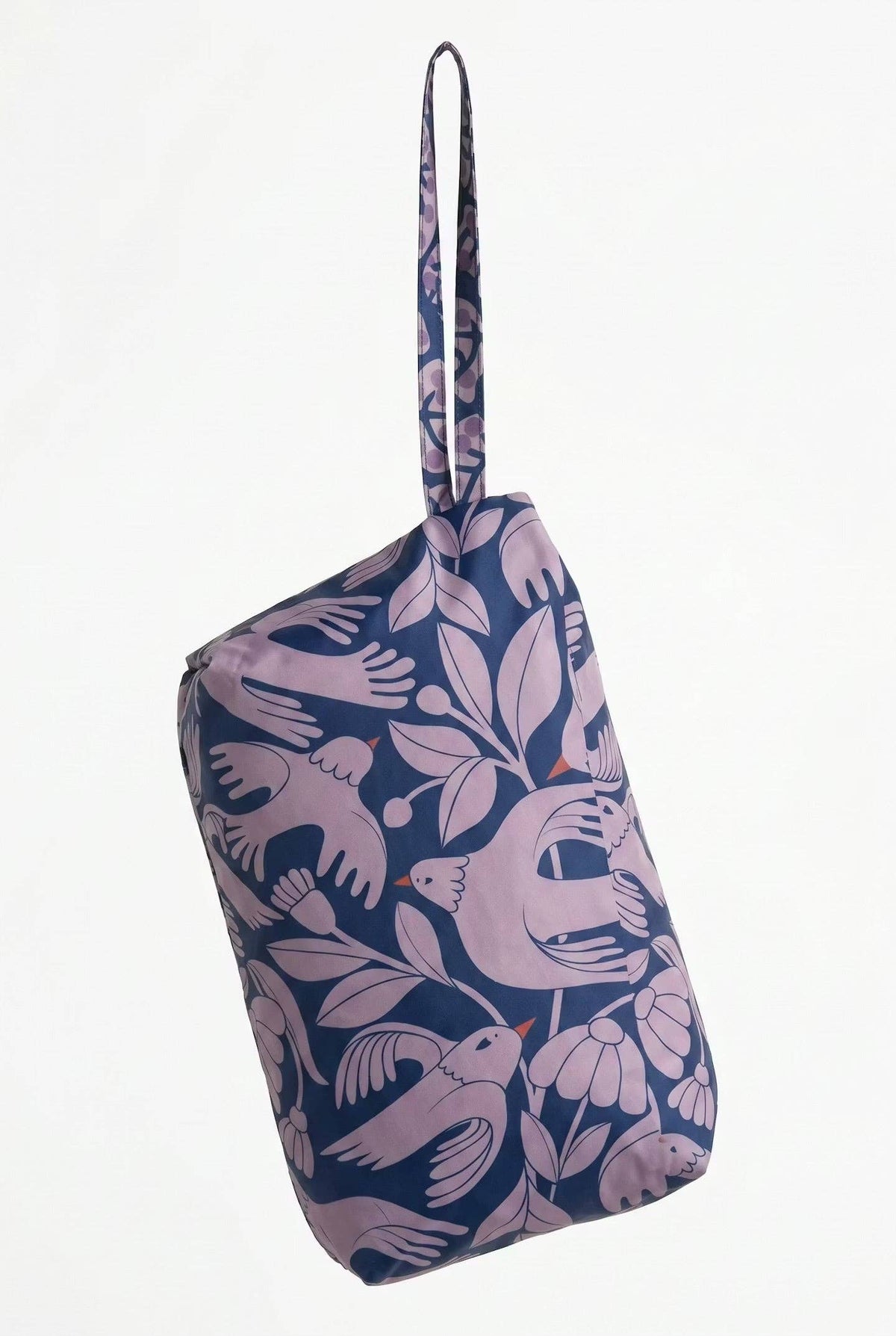 Danefae København - Danepackit Rain Poncho Dark Navy BIRDIEUP