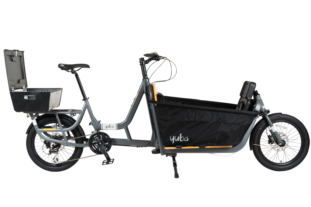 Yuba Supercargo Front Cargo Bike Grey