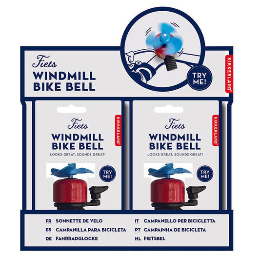Kikkerland Design Inc - Windmill Bike Bell