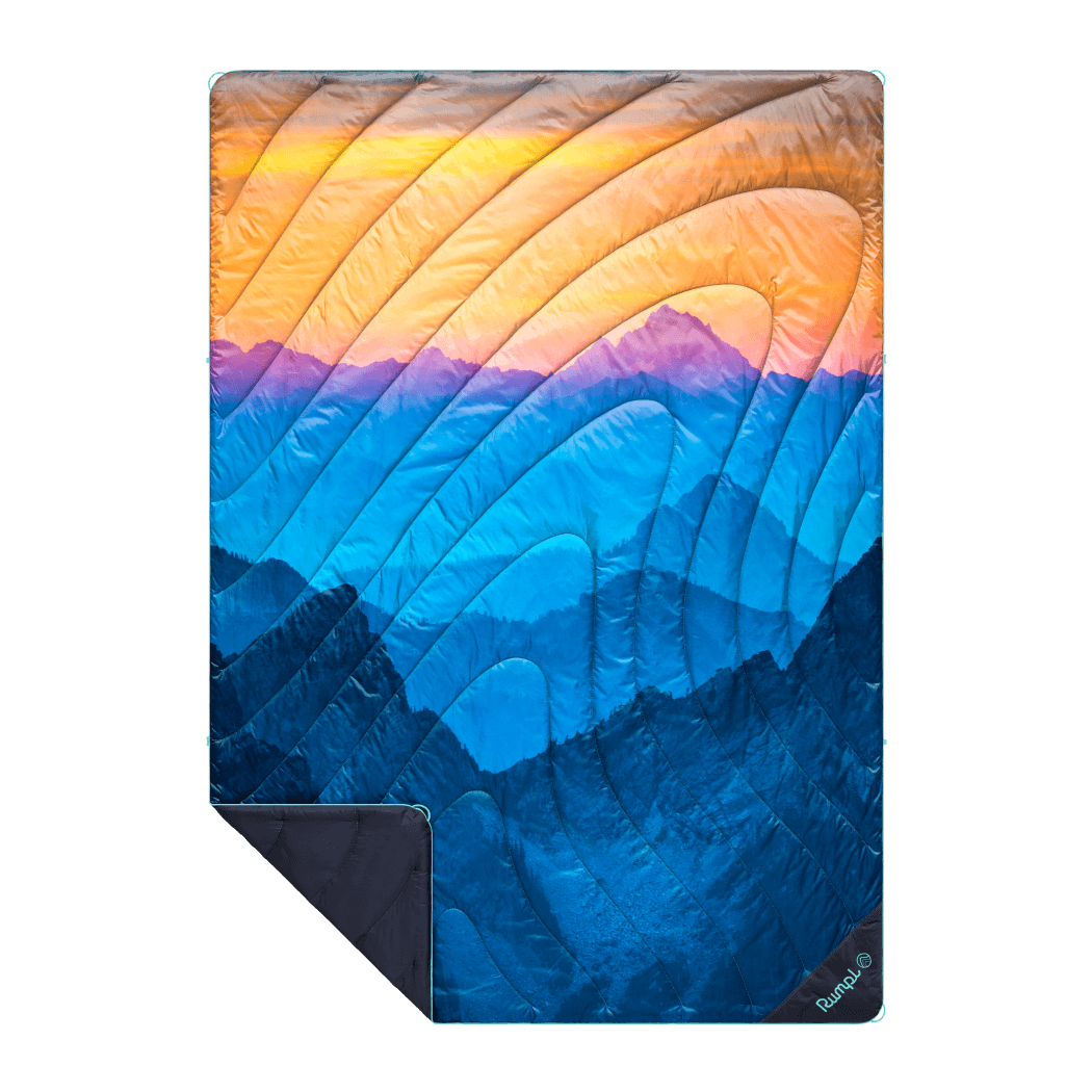 Rumpl - Original Puffy Blanket - Misty Peaks Mountainscape