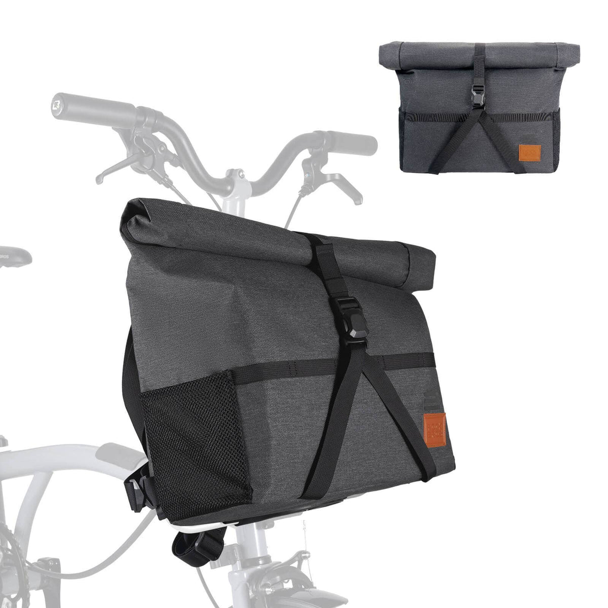 ROCKBROS - Folding Bike Handlebar Bag & Shoulder Bag - 8L