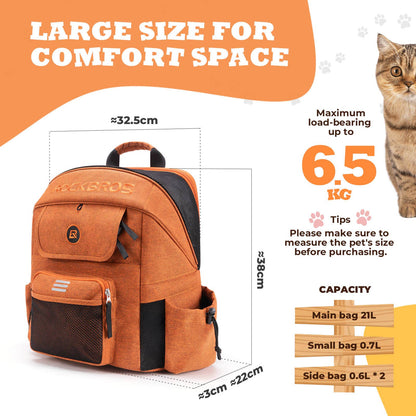 ROCKBROS - Foldable Pet Handlebar Bike Bag - 21L
