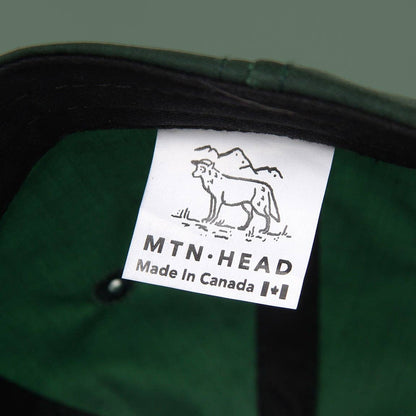 Muttonhead - 6 Panel - Blank - Forest Waxed Canvas