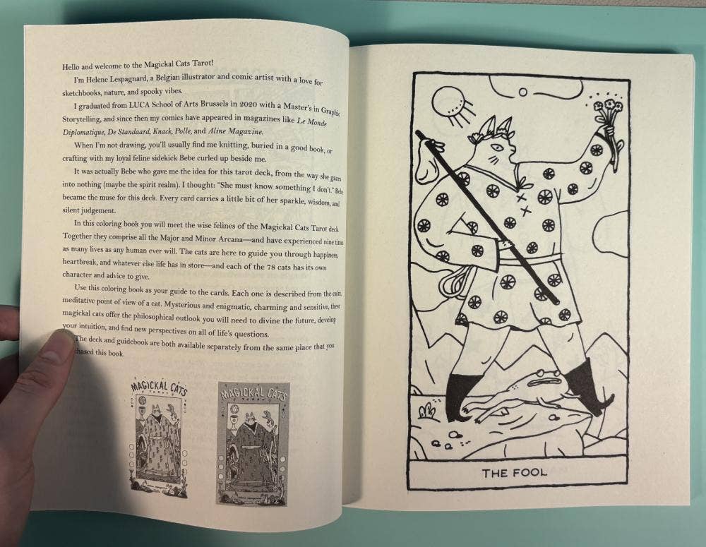 Microcosm Publishing & Distribution - Magickal Cats Tarot Coloring Book