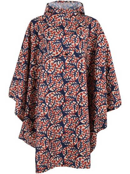 Danefae København - Danepackit Rainponcho Dark Navy MACRO MICRO