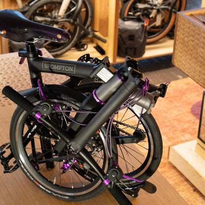 Brompton T Line 12 Speed Ceratech Omakase Purple Rain Edition