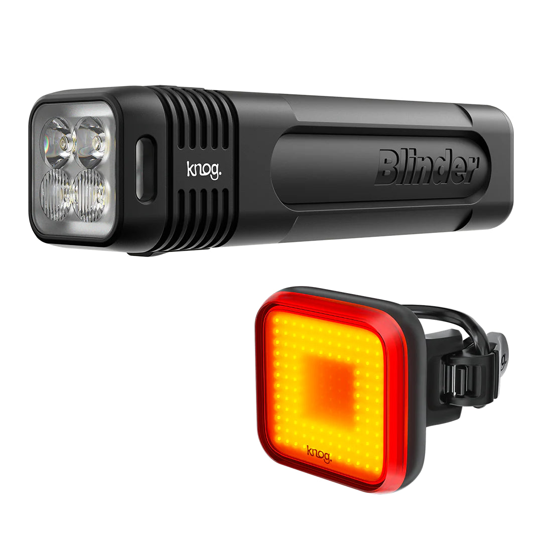 Knog Blinder Light Set - Blinder 900 Front Light + Blinder Square Rear Light