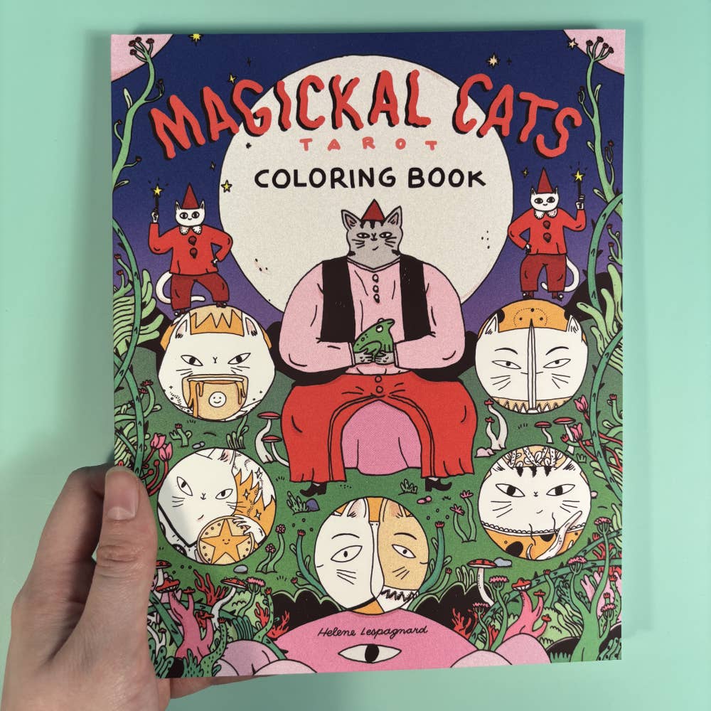 Microcosm Publishing & Distribution - Magickal Cats Tarot Coloring Book