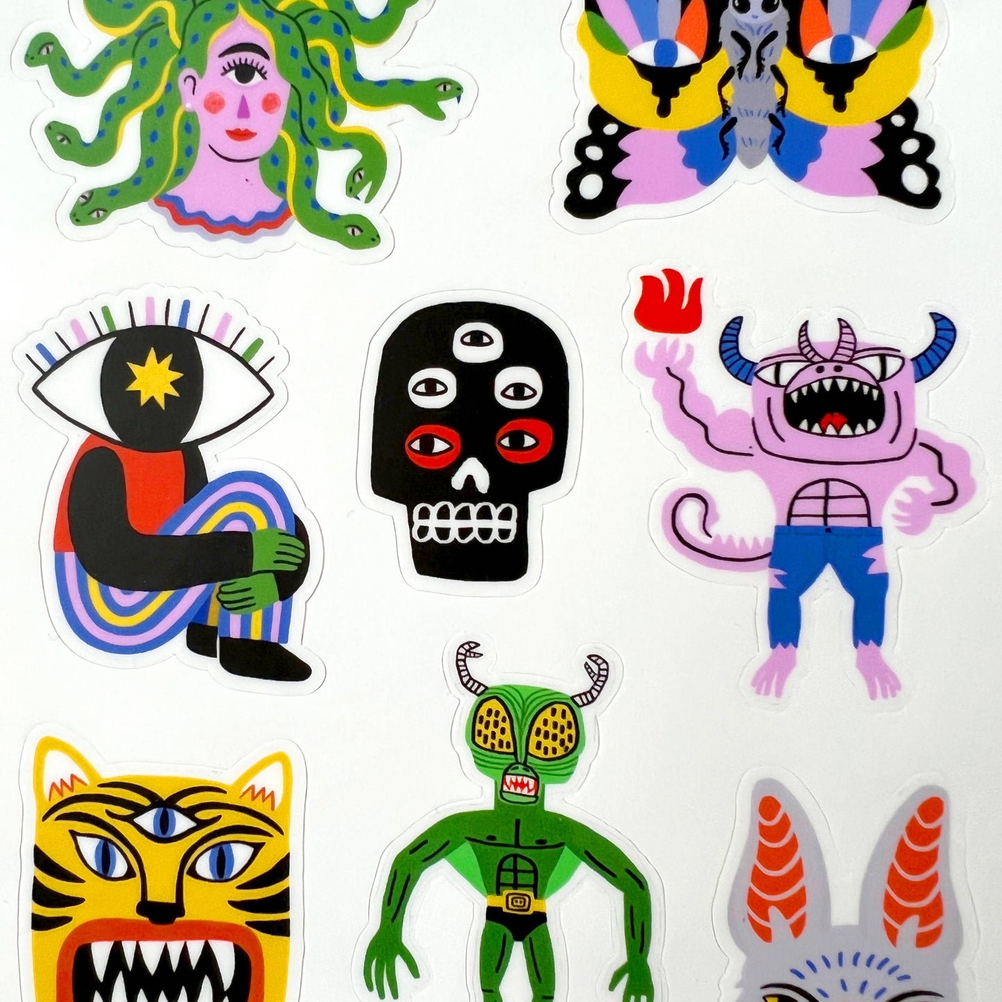 Tigersheep Friends - Vinyl Sticker Sheet: Beautiful Monsters