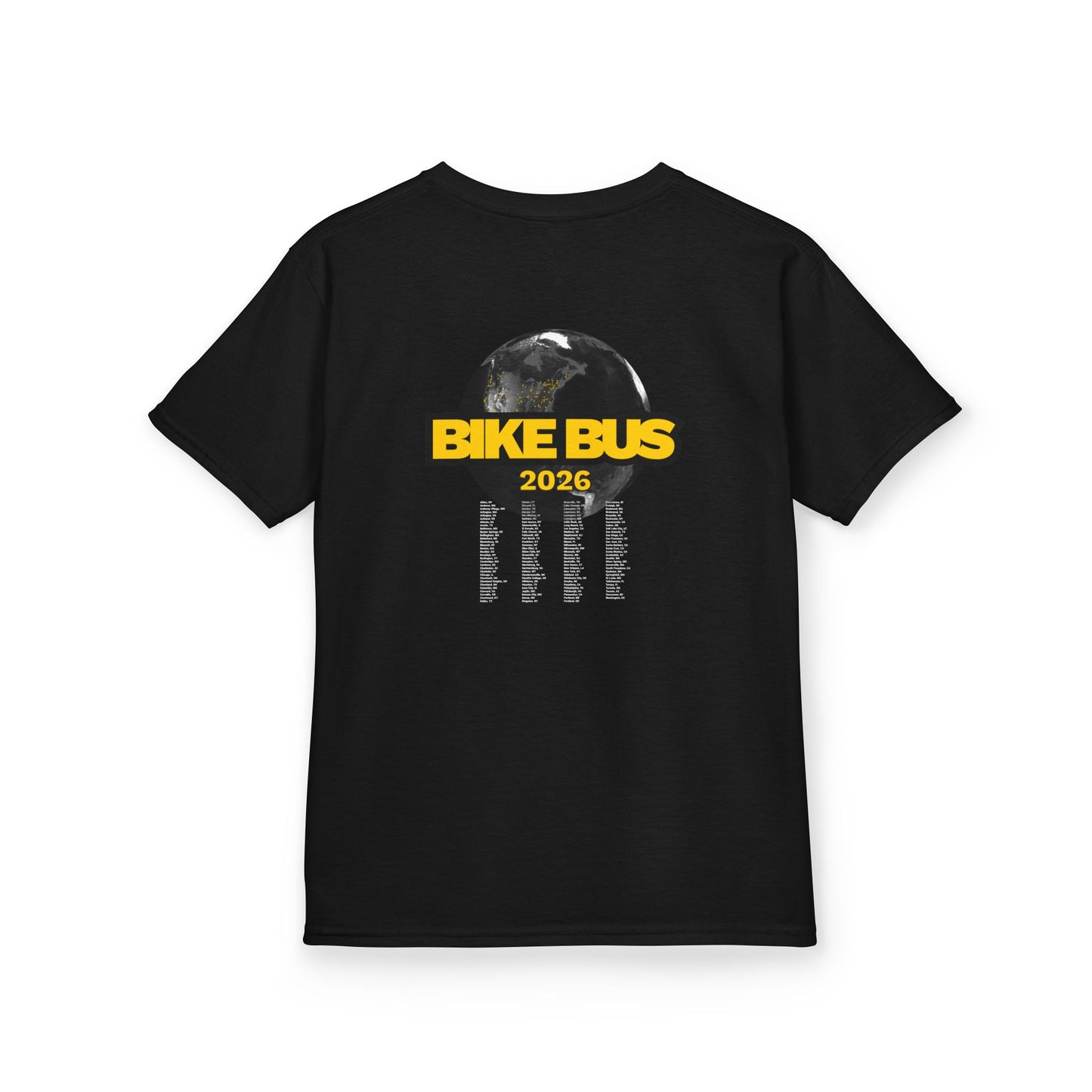 Kids Tee — 'BIKE BUS' 2026 Tour Style T‑Shirt