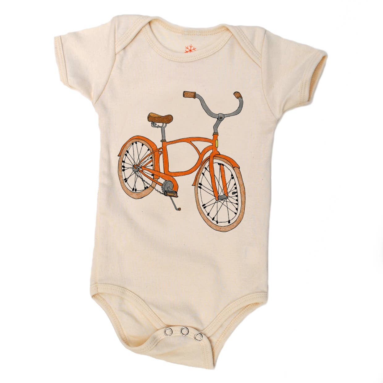 orangeheat - Beach Cruiser - Baby Organic Onesie