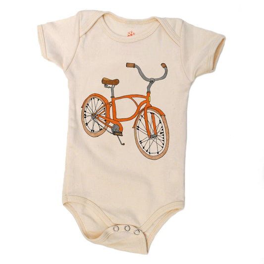 orangeheat - Beach Cruiser - Baby Organic Onesie