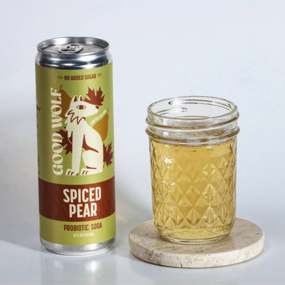 Good Wolf Probiotic Sodas - Spiced Pear Probiotic Soda – Crafted in Oregon