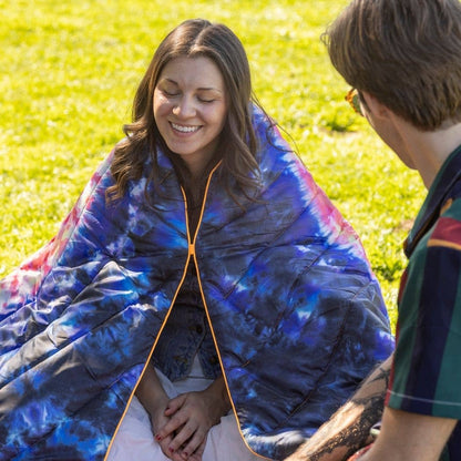 Rumpl - Original Puffy Blanket - Tapestry Tie Dye