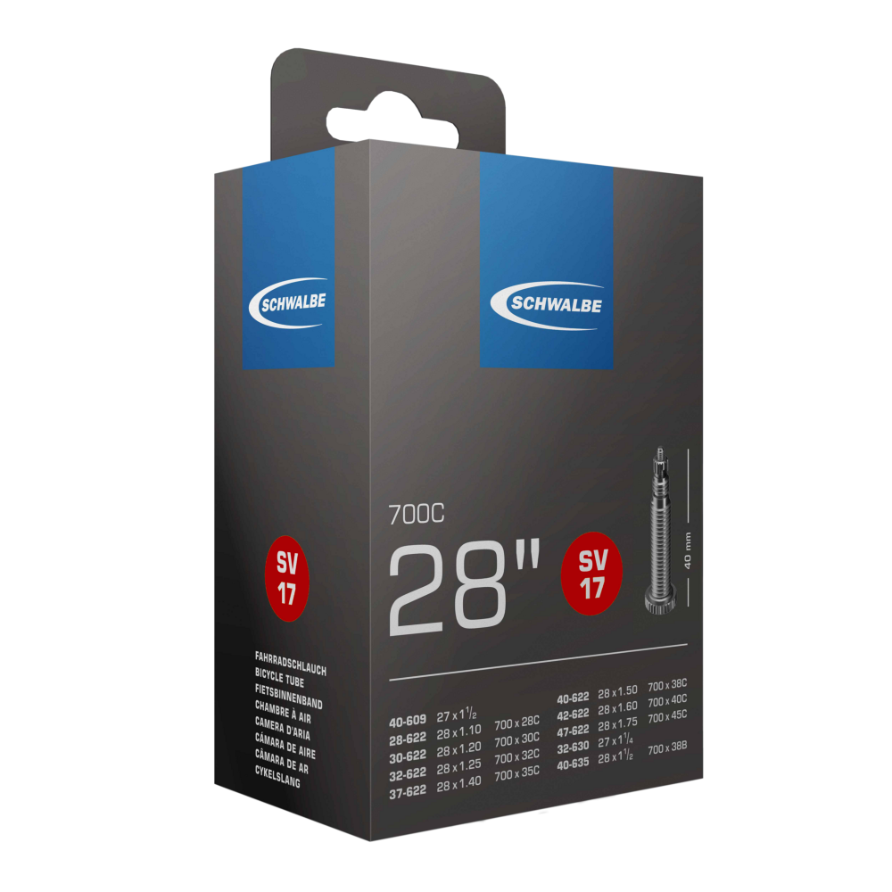 Schwalbe SV17 700C 28" Tube, Presta Valve 40mm