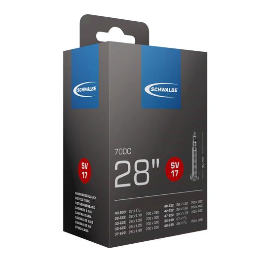 Schwalbe SV17 700C 28" Tube, Presta Valve 40mm