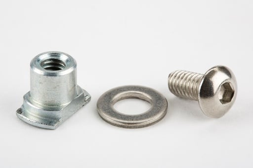 Brompton Telescopic seatpost locator key and screw Silver - QSPTK