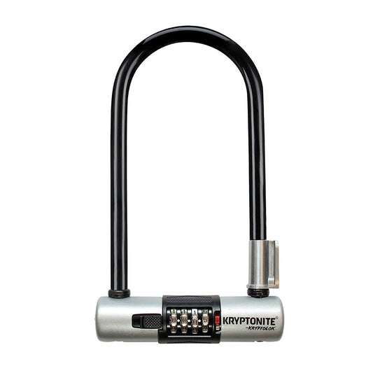 Kryptonite, Kryptolok Combo Std, U-Lock, Combination 4x9", 12.7mm, Black