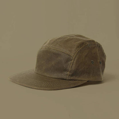 Muttonhead - 5 Panel - Blank - Army Waxed Cotton