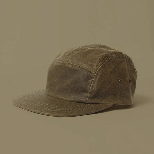 Muttonhead - 5 Panel - Blank - Army Waxed Cotton
