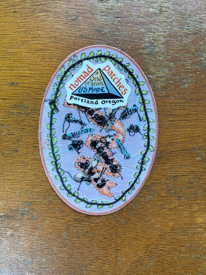 Nomad Patches - Badly Broken Bones Club Embroidered Patch