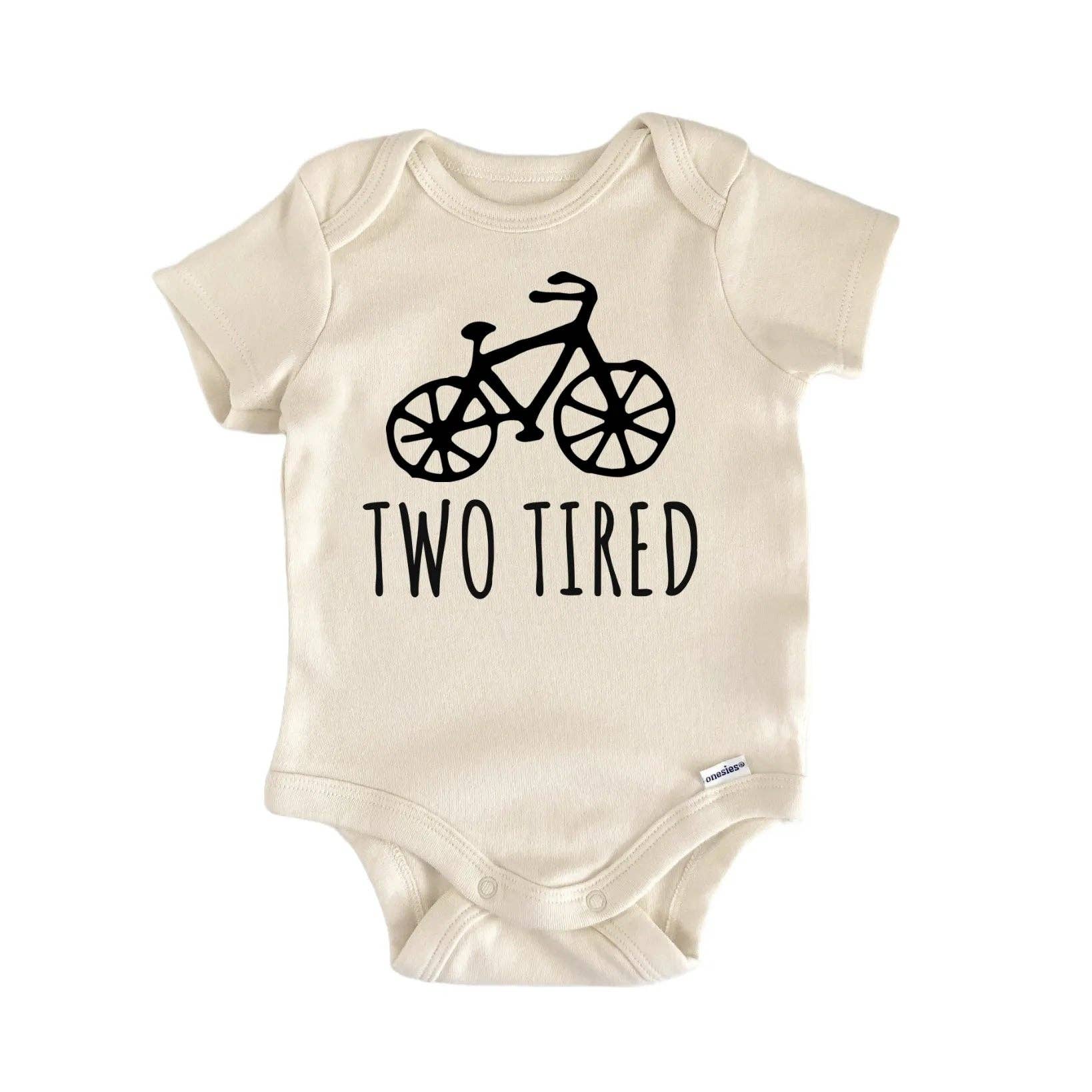 North Fork Forager - Bicycle Cycling Bike Tired Baby Onesie
