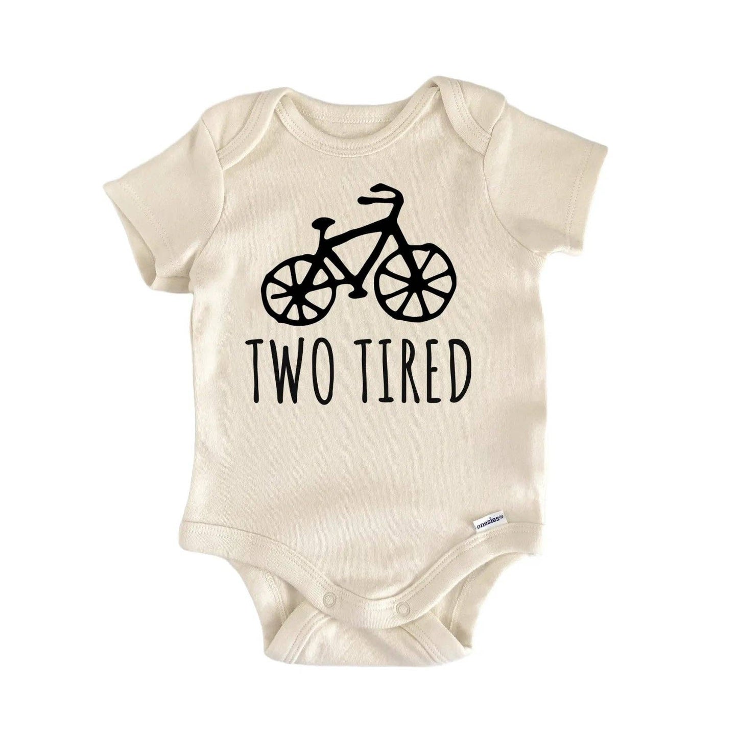 North Fork Forager - Bicycle Cycling Bike Tired Baby Onesie
