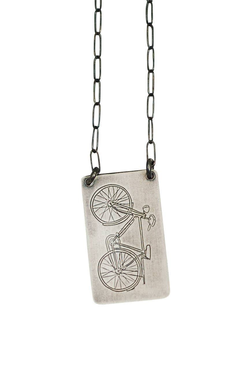 Krista Tranquilla Studio - Cruiser Bicycle Necklace