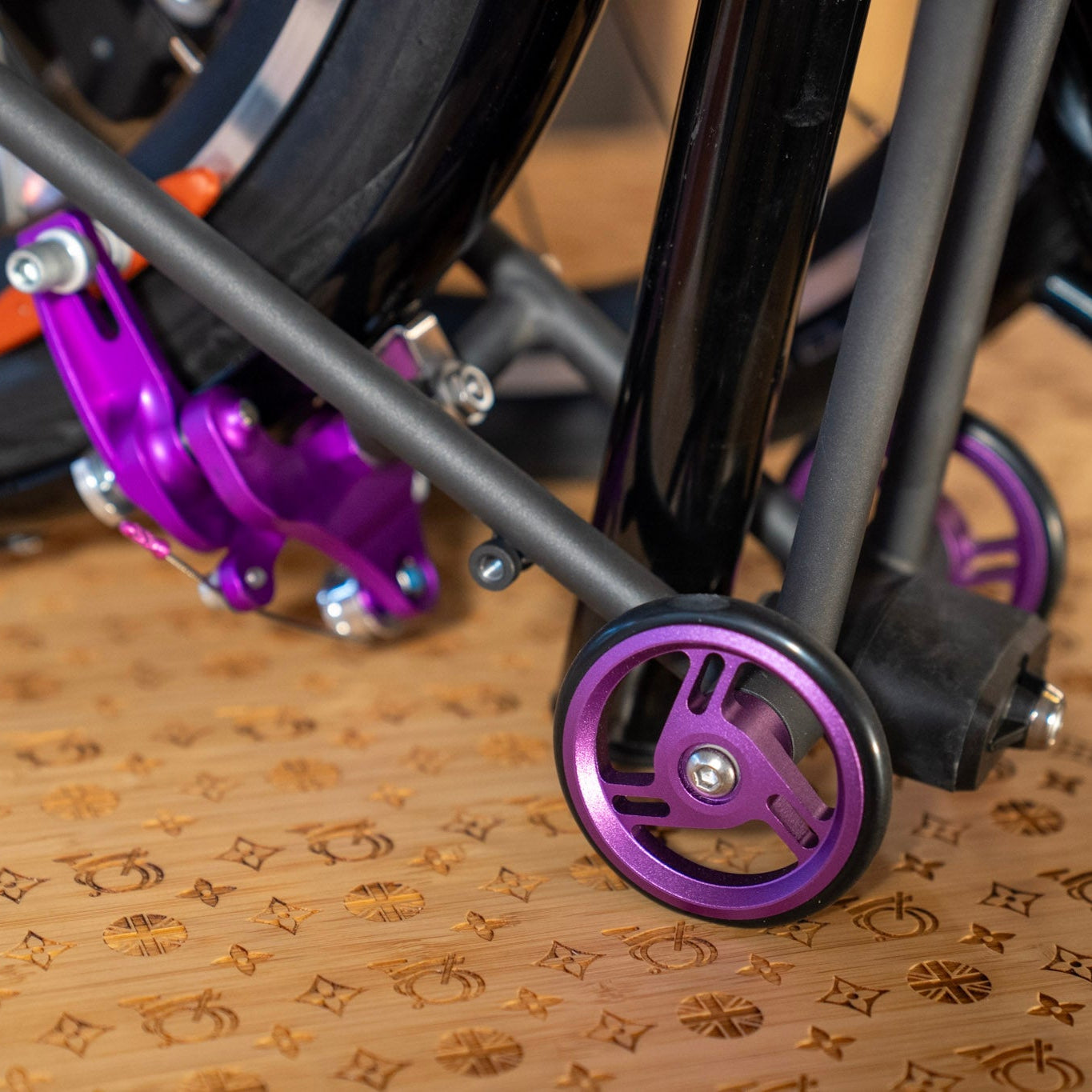 Brompton T Line 12 Speed Ceratech Omakase Purple Rain Edition