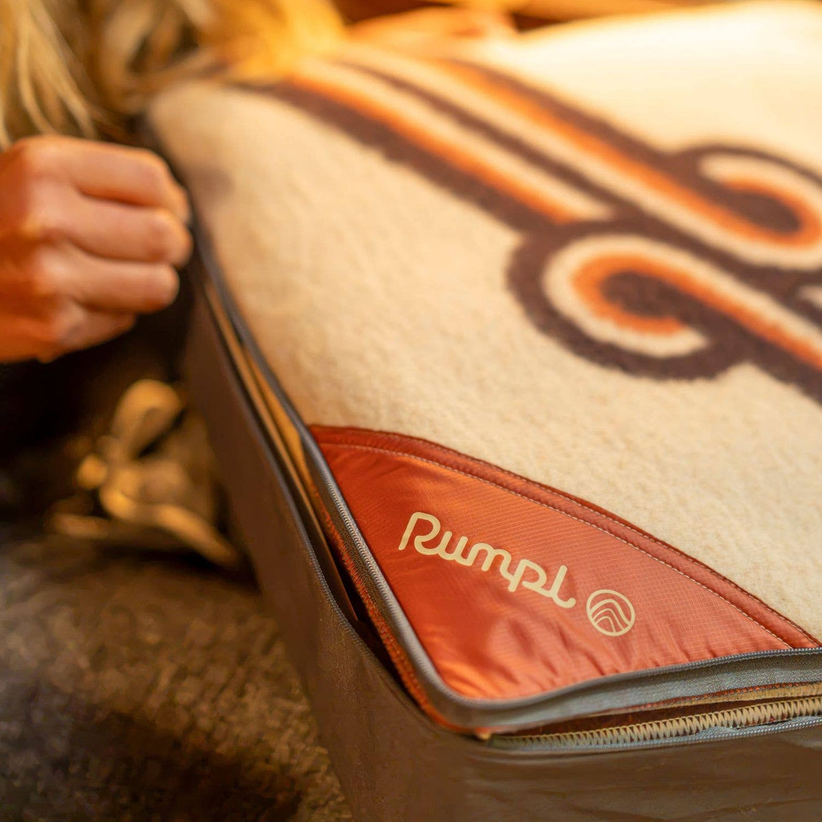 Rumpl - Merino Softwool Blanket - Natural Cream Twist