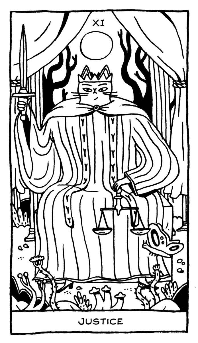 Microcosm Publishing & Distribution - Magickal Cats Tarot Coloring Book